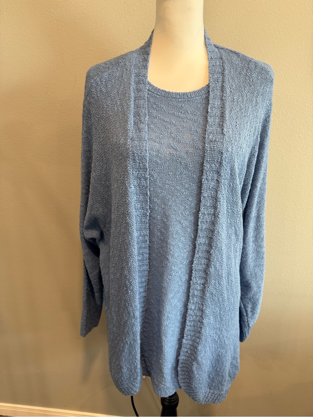 J.Jill Open-Front Sweater Cardigan Set XL